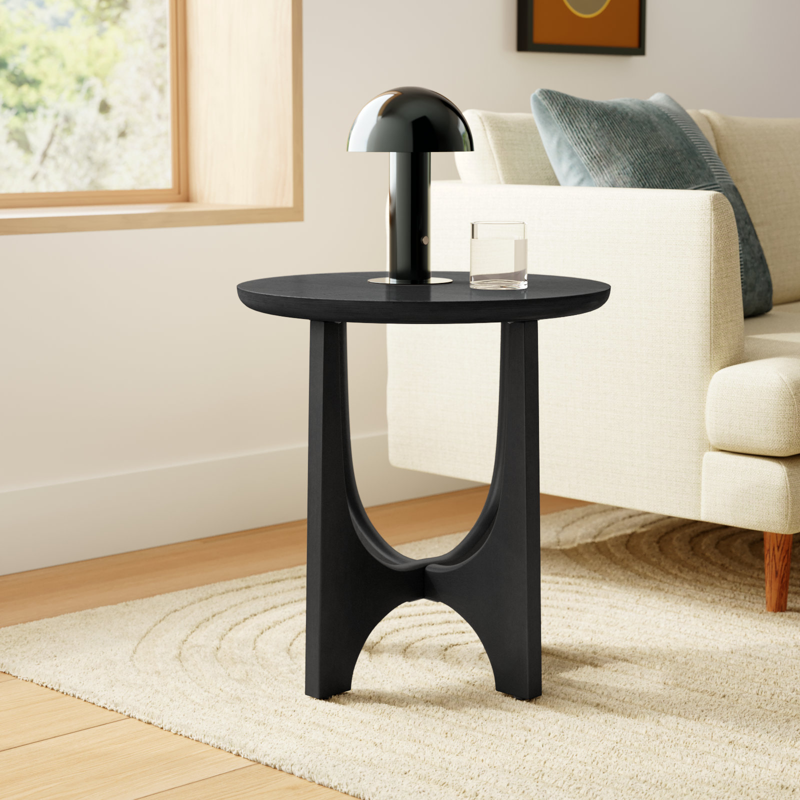 Brooklyn End Table, Black