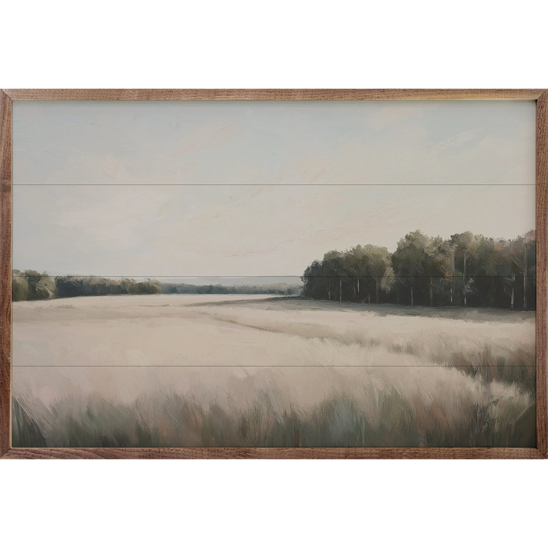 Tranquil Country Scene By Gina Kelly, 10" H x 16" W