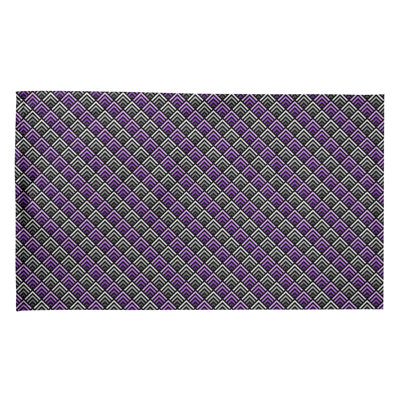 Torchon à motif géométrique à rayures