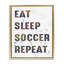 Cadre flottant Eat Sleep Soccer Repetition, design par Marcus Prime-1463393975-1463393974