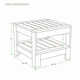 Bogota 20.5'' Teak Outdoor Side Table