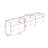 Tamonica Rectangle 3 Person Partition Desk with Cable Management