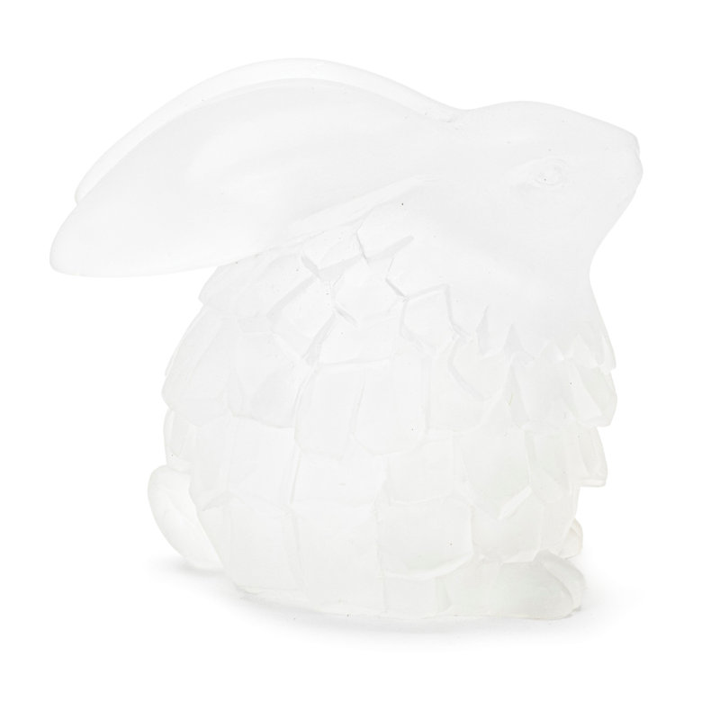 Figurine de lapin givré (ensemble de 4)