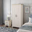 Limestone 2 Door Manufactured Wood Wardrobe-262987660
