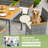 Callan 8 - Person Wicker Patio Dining Set with Rectangular Table , Cushions Included-1722931119