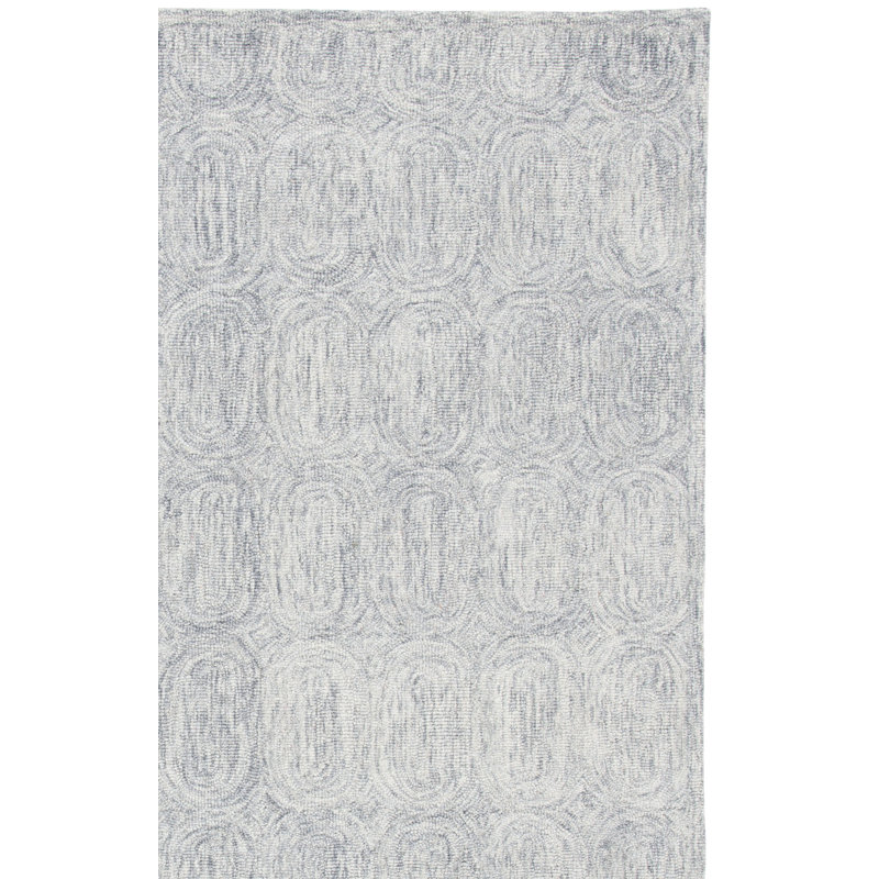 Tapis en laine et coton touffeté à la main Ashford, Rectangle 8 pi x 10 pi