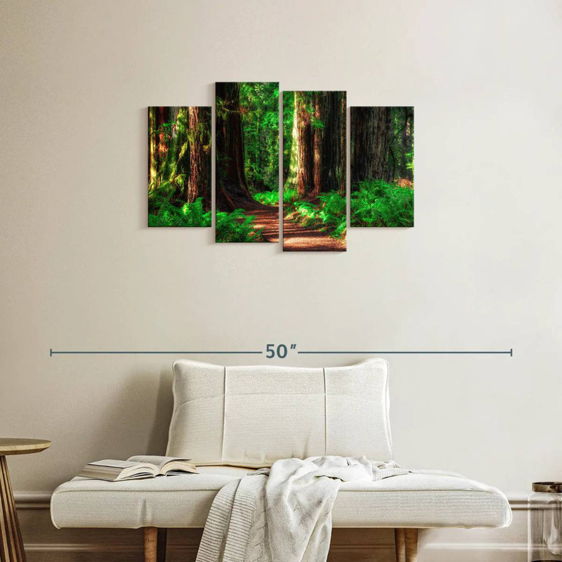 Alvord Path Through Forest, 22" H x 36" W