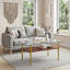 Table basse avec plateau en verre trempé-754428024