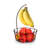 Latitude Run® Aneissa Nickel Plated Fruit Bowl