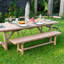 Meadow Outdoor Teak Dining Bench