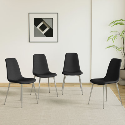 19.3''H Velvet Upholstered Side Chair