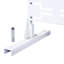Écran d'intimité en métal l 76 "H48" - Barrière extérieure et intérieure. Autoportant pour terrasse, balcon, patio. Construire. Style élégant. Installation facile