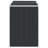 Vidaxl Wheelie Bin Storage For Double Bins Gray 56.7"X31.9"X44.5" Steel-110584182