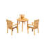 Hari Outdoor Teak Dining Set-2007460528-2074689881