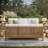 Galvan 82.68'' Wide Straight Teak Patio Sofa with Cushions-1742208382