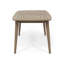 Table de salle à manger d'extérieur extensible en bois d'acacia