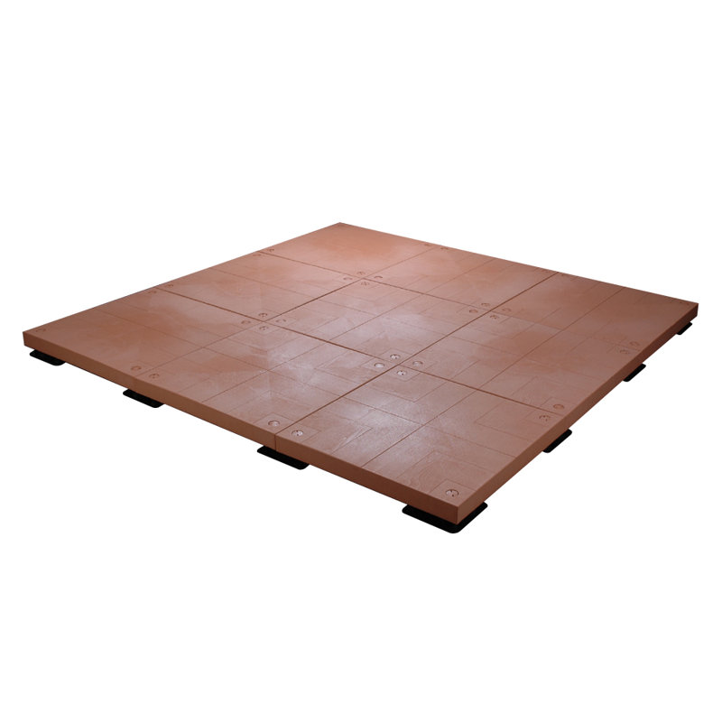 Ensemble de terrasse à emboîtement composite en cèdre rouge L 120 po x l 120 po, Genévrier rouge