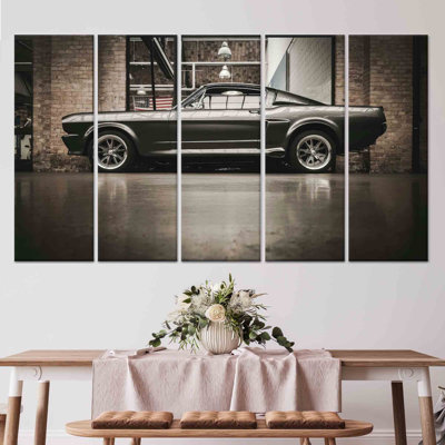 Ford Mustang, reproduction d'art sur toile, toile de fond 5P
