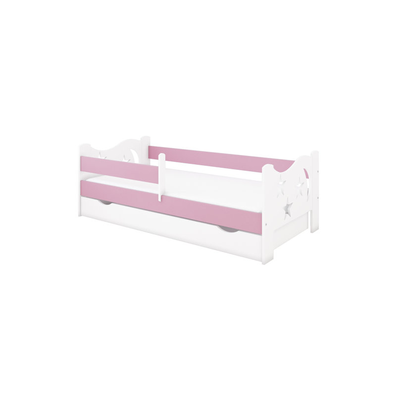 Blackburn Cabin Bed with Storage Included, Toddler (70 x 140cm), Rosa