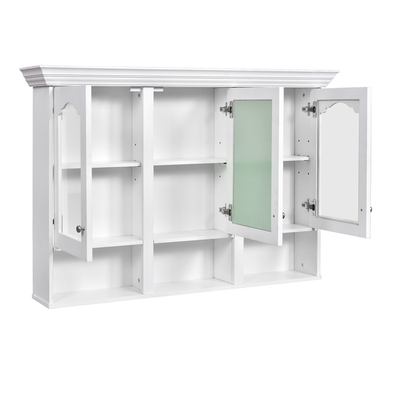 Armoire de salle de bain murale 47 "avec miroir