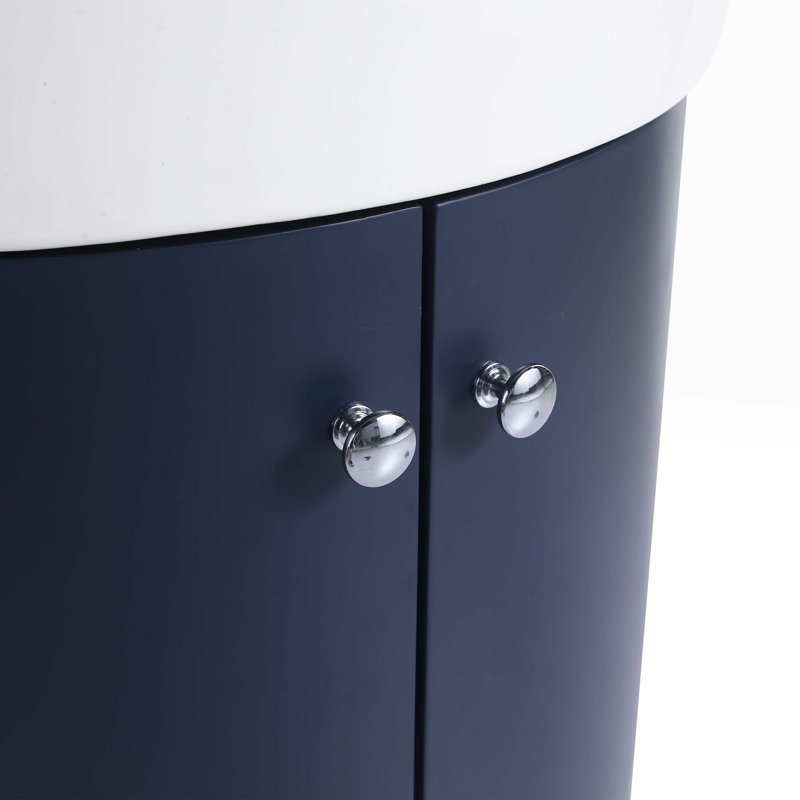 Ensemble de meuble-lavabo simple 12,8 po avec plateau en céramique Newtonbrook