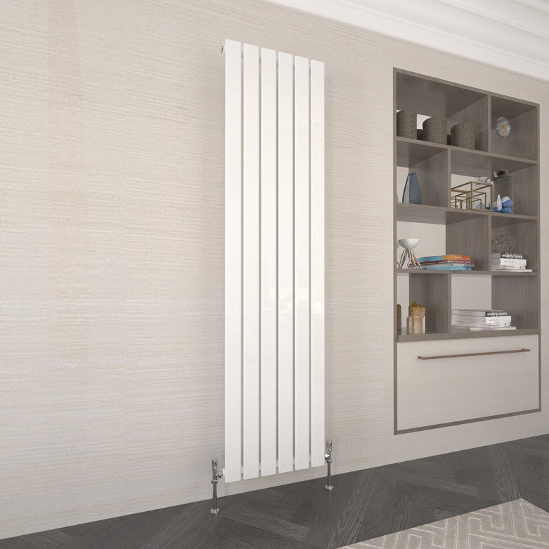 Radiators Designer Radiator, 1800x408mm Single, White