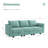 Upholstered 87.01'' Sofa