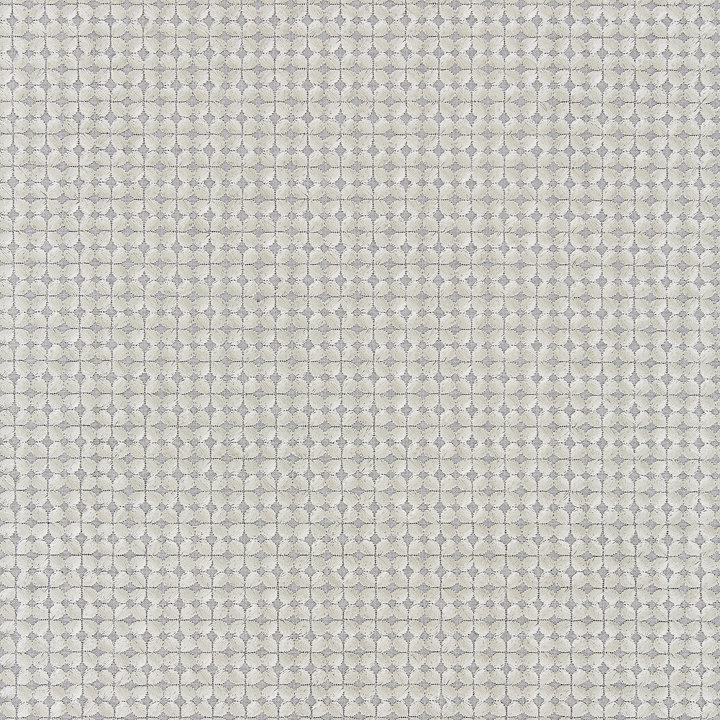 Modern Luxury Floret Embroidery Fabric, Pewter