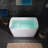 48'' x 27.5'' Freestanding Rectangular Bathtub with Integrated Seat, Non-Slip, for Small Spaces-88621961