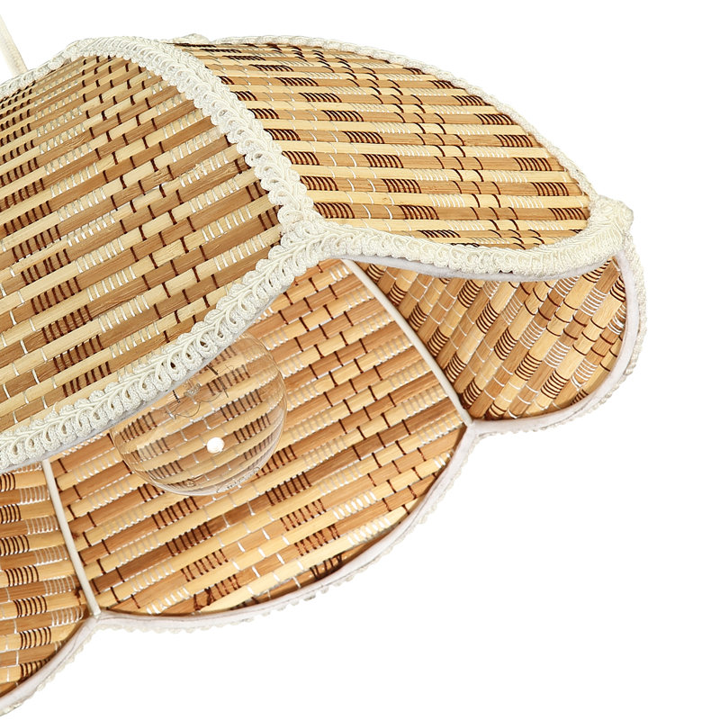 15cm H Rattan Round Pendant Shade ( No Direct Attachment Method ) in Brown