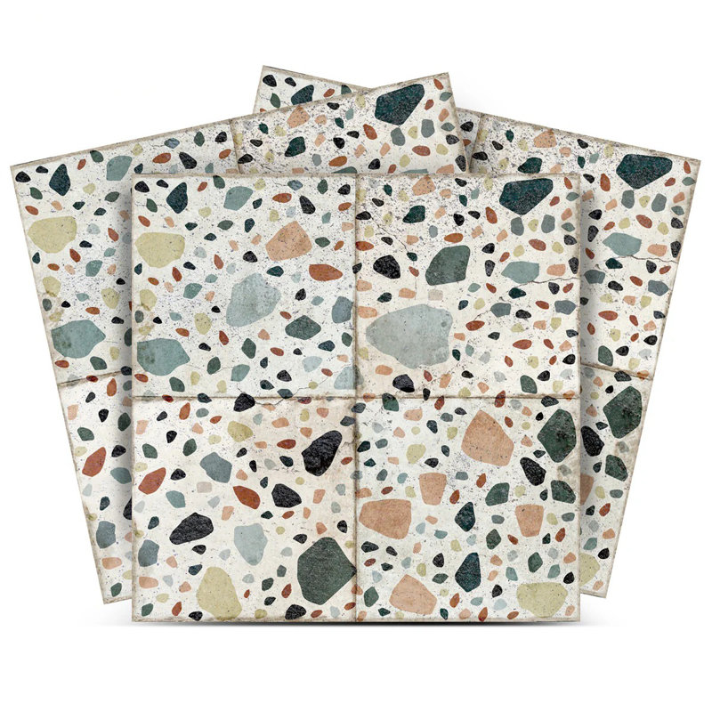 Carreau de mosaïque auto-adhésif en vinyle l 5 po x L 5 po