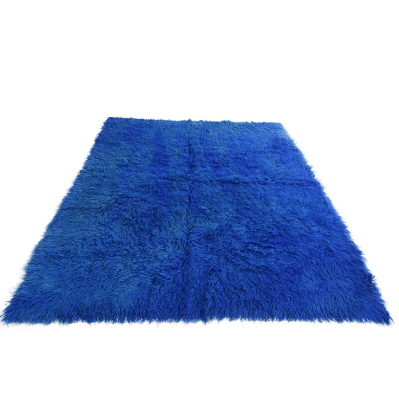 Tapis bleu Parra