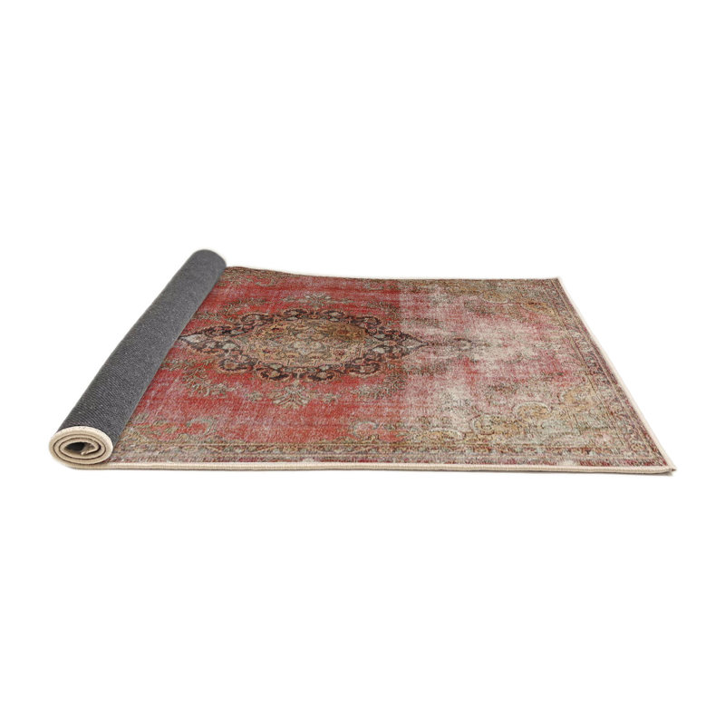 Aghancrossy Oriental Indoor Rug, Round 7'