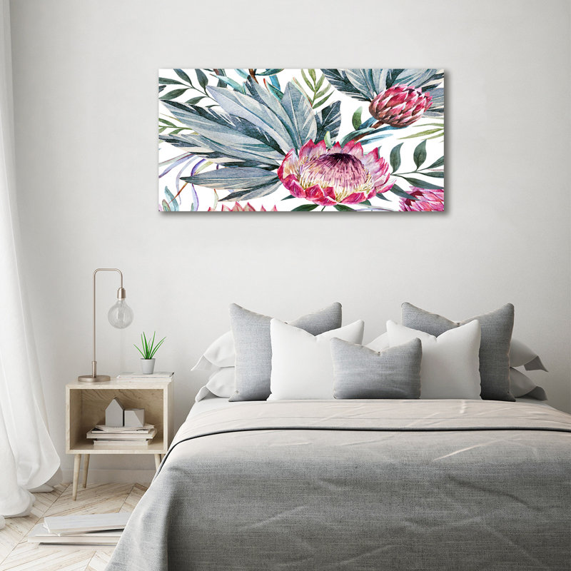 Protea - Wrapped Canvas Print