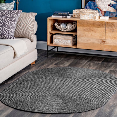 Tapis intérieur / extérieur tressé Edie