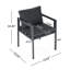 Ensemble de salle à manger d'extérieur 7 pièces, table en bois d'acacia durable avec chaises en aluminium confortables pour les patios