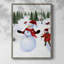«Christmas Holiday Art» CECXCIV, reproduction d'art encadrée - bois massif-2024063155