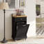 Poubelle 10 gallons en bois manufacturé-91421186