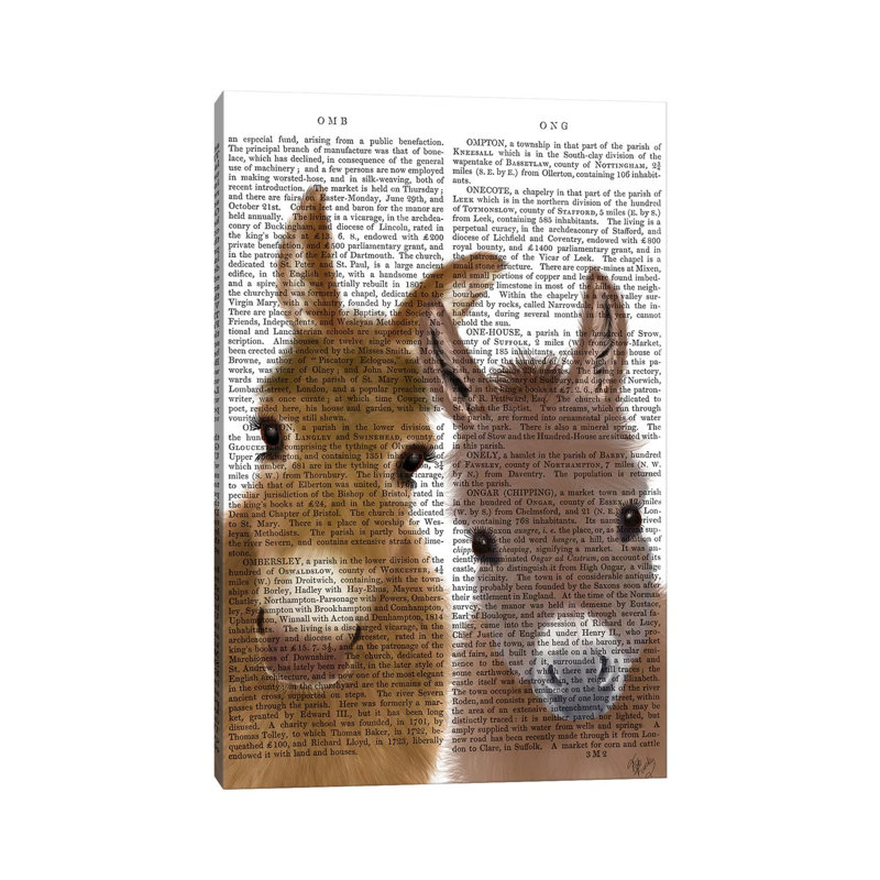 Donkey Duo, Looking At You Book by Fab Funky - Wrapped Canvas Gallery-Wrapped Canvas Giclée