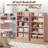 5-Shelf Multi-Functional Modern Wood Bookcase,-1759672748