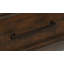 Table de chevet classique 1Pc avec 3 tiroirs en placage de manguier