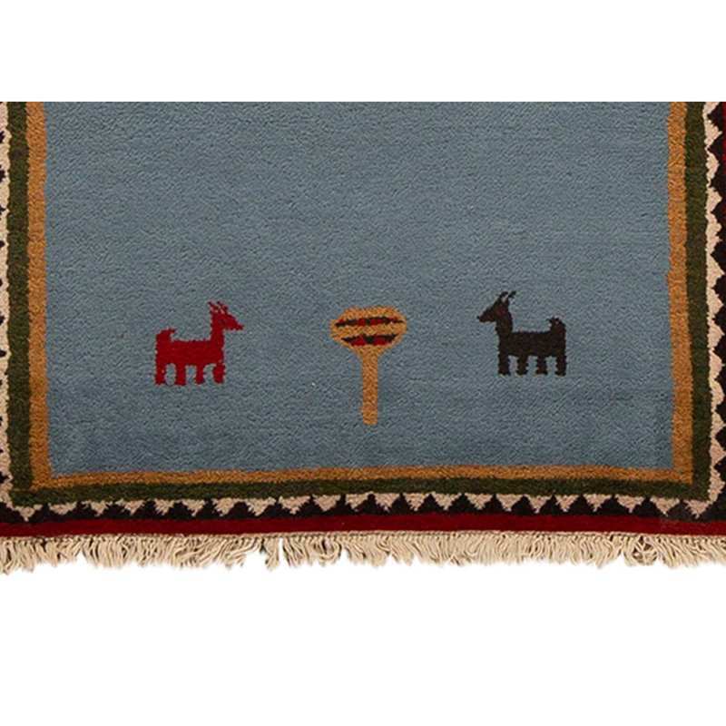 Hand Knotted Southwestern Area Rug