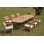 Crewellwalk Outdoor 11 - Piece Teak Dining Set