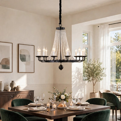 Tackett 12 - Light Candle Style Chandelier