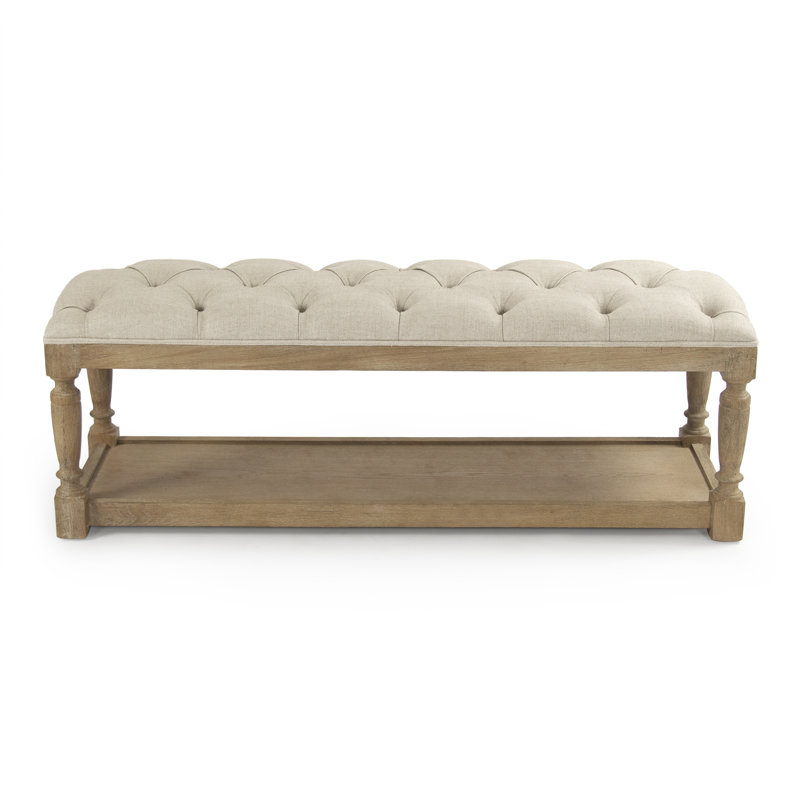 Nueva Fabric Upholstered Storage Bench