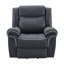 Fauteuil inclinable électrique en microfibre Domana