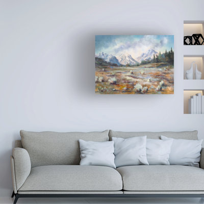 Art sur toile «Randonnée» par Michelle Faber