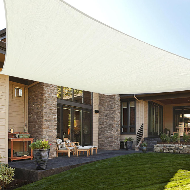 Voile d'ombrage, Beige, Carré 10 pi x 10 pi