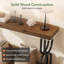 82cm Solid Wood Top Console Table