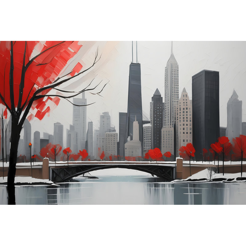 Crimson Chicago, H 20 po x l 30 po